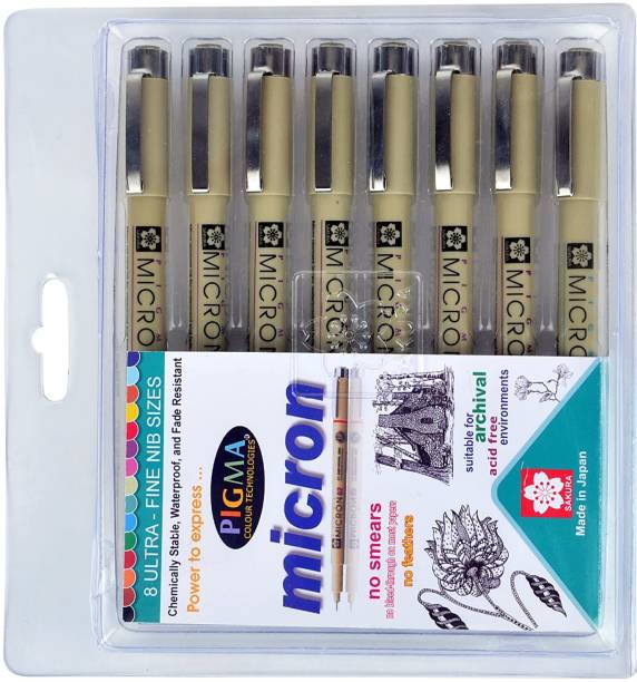 SAKURA 003,005,01,02,03,05,08 And PN Tip Fineliner Pen