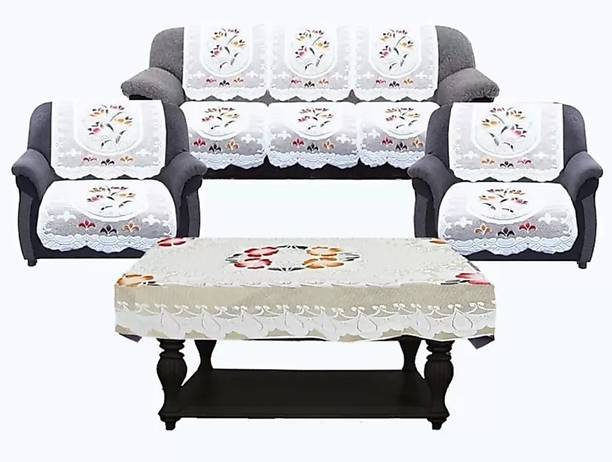 Udeek Cotton Floral 3 Seater Sofa Cover