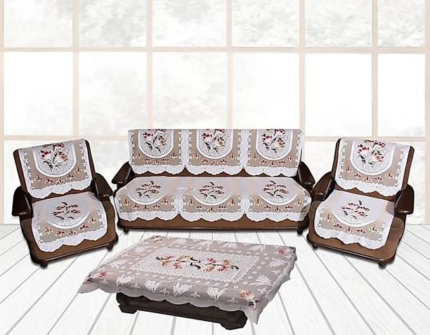 Udeek Cotton Floral 3 Seater Sofa Cover