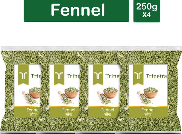 Trinetra Premium Quality Saunf (Fennel Seeds)-250gm (Pack Of 4)