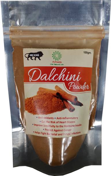 Adiveda Organic and Premium Dalchini Powder (Cinnamon Powder)