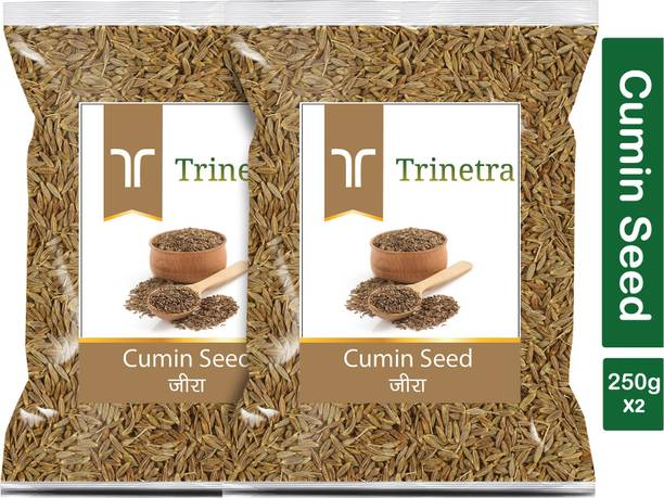 Trinetra Premium Quality Jeera (Cumin Seeds)-250gm (Pack Of 2)