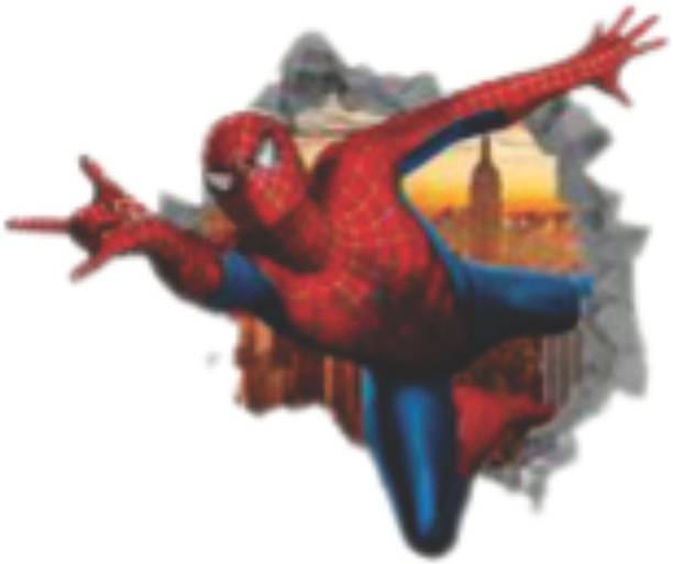 nirmal décor 51 cm Kids Hero Spiderman Magnetic Sticker