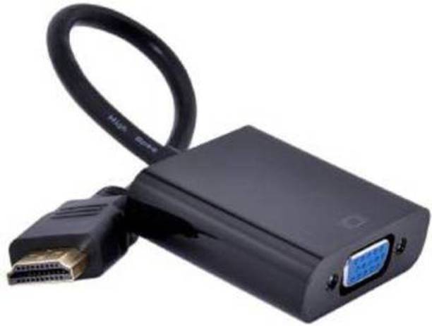 Mobiseries  TV-out Cable TV-out Cable HDMI Male to VGA Female Video Converter HDMI Cable ( (Black, For Computer)