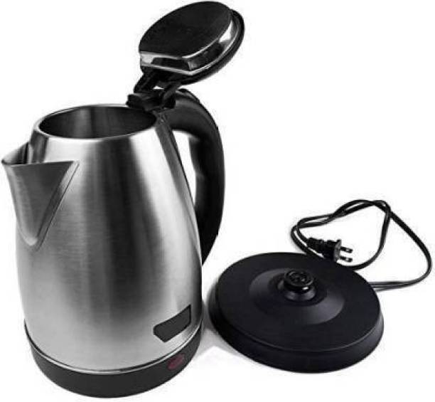Zagric stainless steel automatic electric multipurpose SCARLAT KETTLE for MAGGI COOCKER, MILK, TEA MAKING, NOODLES BOILING & WATER BOILING with AUTO CUT OFF, detachable jar, cap & mouth for eveready use & travel use & office use Electric Kettle Electric Kettle (2 L, Silver) Electric Kettle (2 L, Silver) Electric Kettle