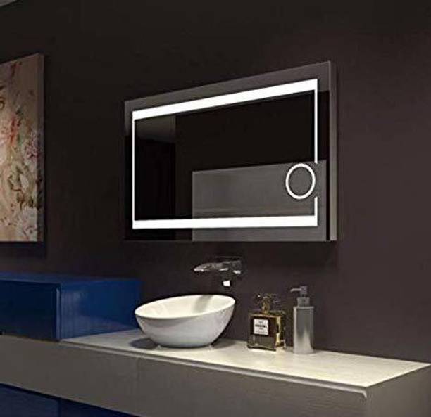 PRINCE ART Led Mirror with Light Bathroom Wall Decor 
Makeup Room 18x24 Inch LT22 Bathroom Mirror