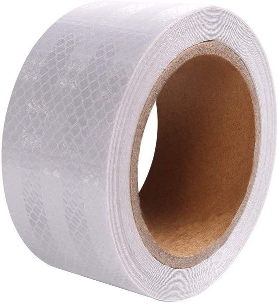 Silver White Reflective Warning Conspicuity Tape Sticker Safety Tape 3/10/50M 