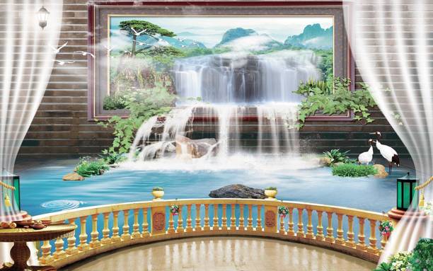 ALL DECORATIVE DESIGN Decorative Multicolor Wallpaper