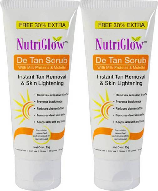 न्यूट्रीग्लो DE-TAN Face Scurb (Pack of 2) स्क्रब
