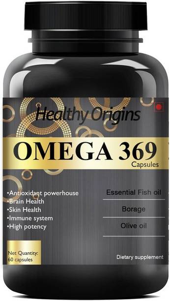 Healthy Origins Fish Oil (Triple Strength) Omega 3 with EPA 360 mg DHA 240 mg Premium (60N GG)