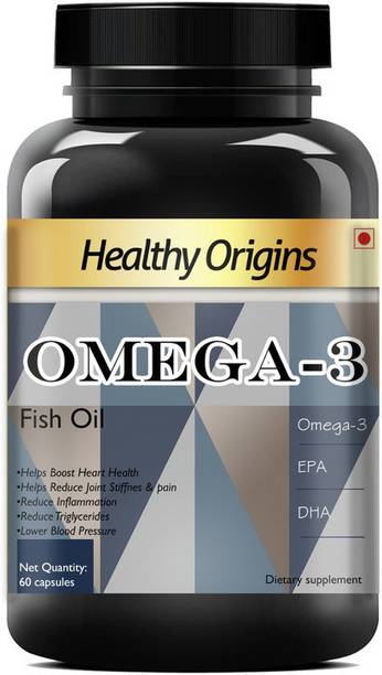 Healthy Origins Fish Oil (Triple Strength) Omega 3 with EPA 360 mg DHA 240 mg Pro (60N BGG)