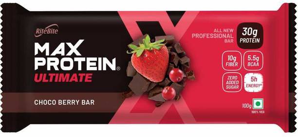 RiteBite Max Protein Ultimate Choco Berry Bar Box
