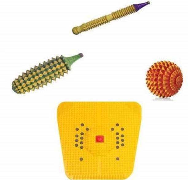 Acs Power Mat with Acupressure Kit Power Mat with Acupressure Kit Combo Massager (Multicolor) Massager
