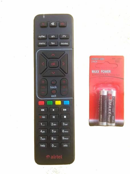 Airtel DTH Remote Compatible with SD and HD Recording Airtel Remote Controller