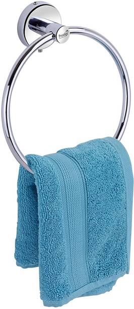 Prestige Premium Quality Stainless Steel round Towel Ring Holder set of 1 Silver Towel Holder (Stainless Steel) Silver Towel Holder