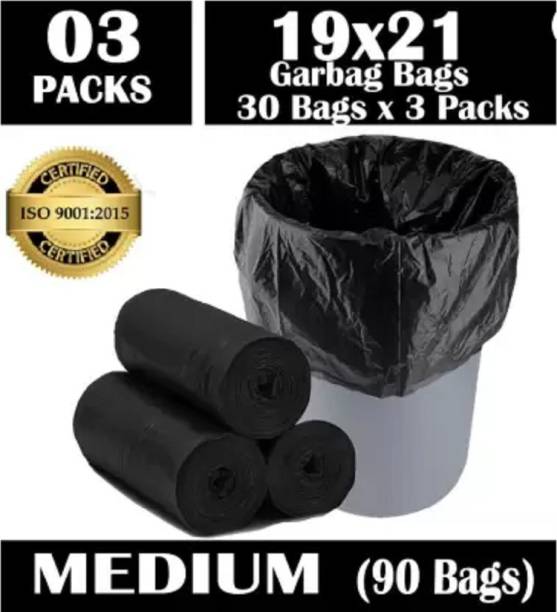 SUVIDHA JUNK PACK O3 ROLLS Medium 13 L Garbage Bag Medium 13 L Garbage Bag  Pack Of 90
