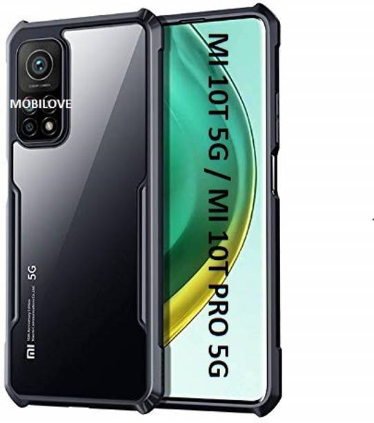 MOBILOVE Back Cover for Mi 10T 5G / Mi 10T Pro 5G | Four Corner Hybrid Soft PC Anti Clear Gel TPU Bumper Back Case Cover
