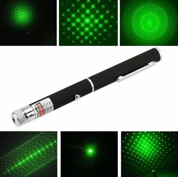 PRM Green Laser Pointer Pen for Presentation with Adjustable Cap to Change Project Laser Range Finder