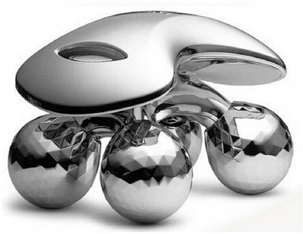 Aravli Mini Massager Body massager 4d Machines Body Massager for Pain Relief, Enhancing Immunity & Skin Tightening Massager, 4D Mini Body & Face Roller Massager Massager (Silver) Massager