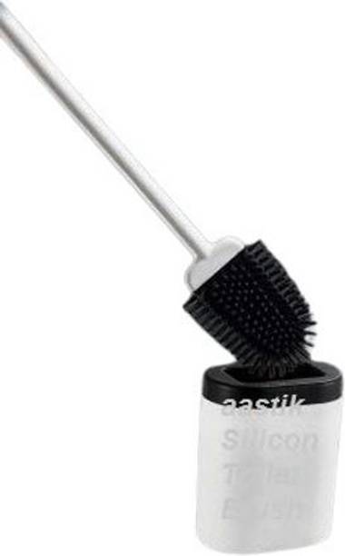 Aastik ET- Silicone Toilet Brush and Holder Set Deep-Cl...