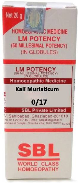 SBL Kali Muriaticum 0/17 LM Globules