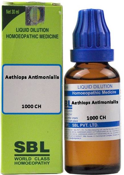 SBL Aethiops Antimonialis 1000 CH Dilution