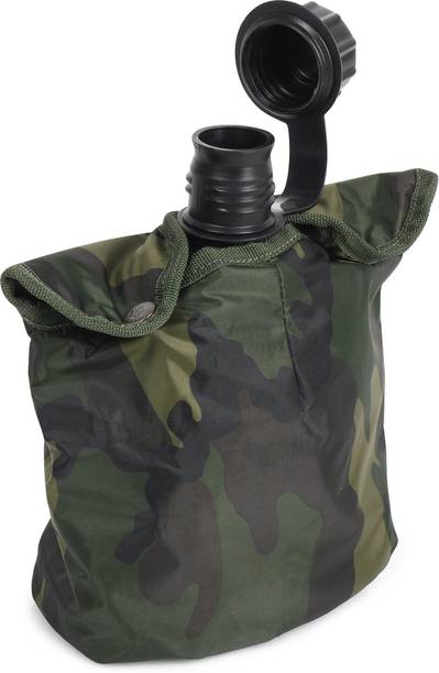 Margaux Outdoor Military Camping Army Water Bottle Canteen Cup Pouch - Jungle Camo Hydration Pack