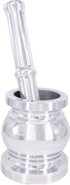 Nirvika Small mam Dasta/Ohkli Musal/Khalbatta/Masher only for Home Kitchen Masher Dholak Aluminium Masher