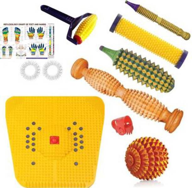 netclub NC- 2000 Acupressure tool kit combo with power mat full body massager kit with all fitness relief massager kit Slimming gym Massager