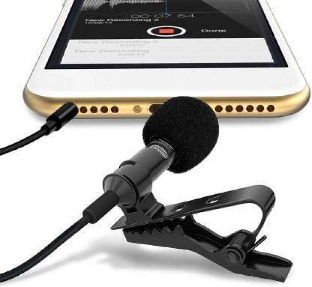 LIVIK 3.5mm METAL Clip Microphone For Youtube | Collar Mike for Voice Recording | Lapel Mic Mobile, PC, Laptop, Android Smartphones, DSLR Camera Microphone Microphone CABLE