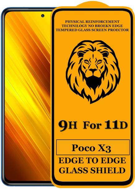 Xester Edge To Edge Tempered Glass for POCO X3