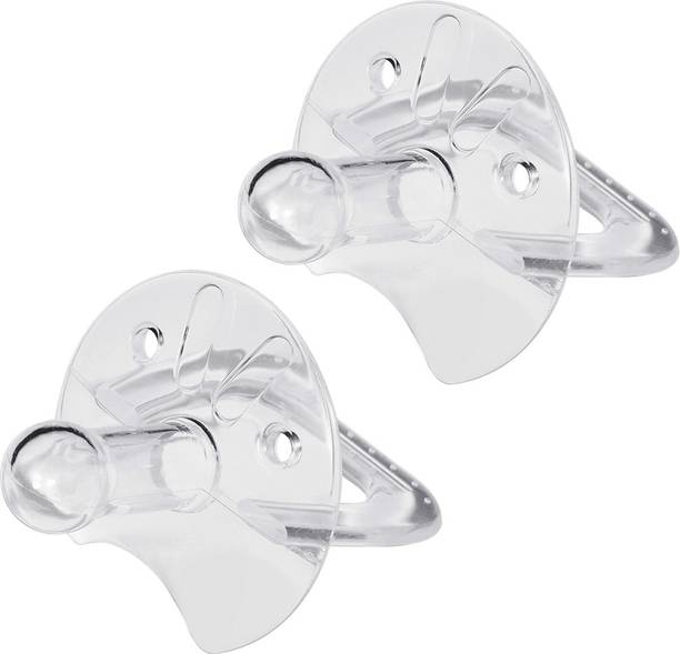Buddsbuddy BPA Free Combo of 2 Orthodontic 100% Soft Silicone Soother/Pacifier for Babies Soother