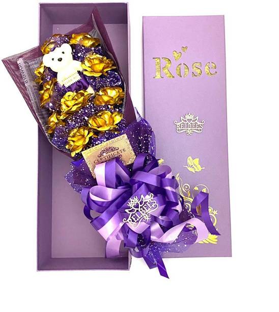 RELBEES Artificial Flower, Showpiece Gift Set
