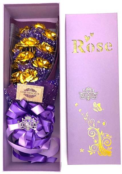 RELBEES Artificial Flower, Showpiece Gift Set