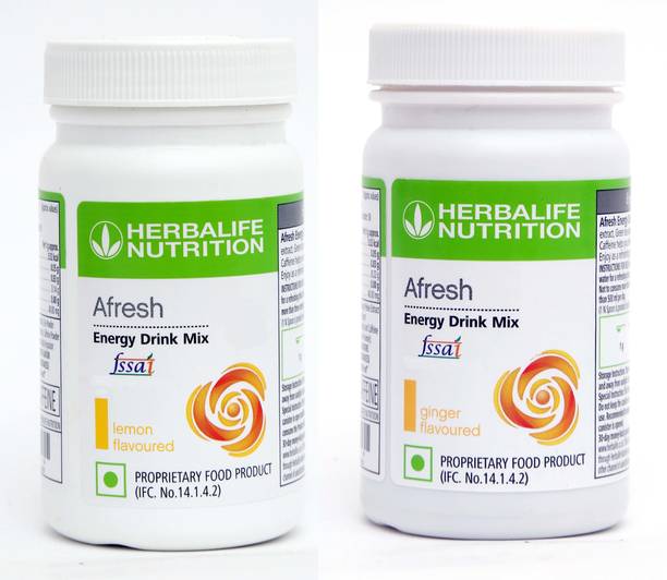 HERBALIFE Afresh Energy Drink Lemon And Ginger Flavour Sports Drink