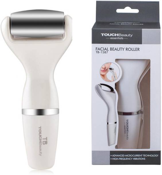 touchbeauty Essentials New TB-1587 Stainless Steel Roller Massager For Face & Body | Anti-Aging Therapy | Magnetic Facial Beauty Roller Massager Care Tool | Rejuvenates the Skin Massager