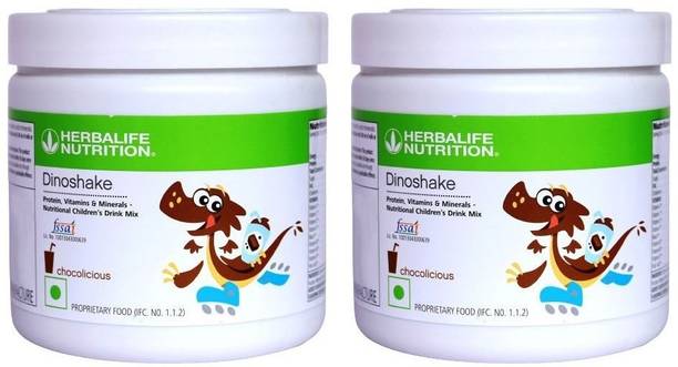 HERBALIFE Dinoshake Kids Drink Mix - Chocolate Flavor 2 PCS PACK Plant-Based Protein