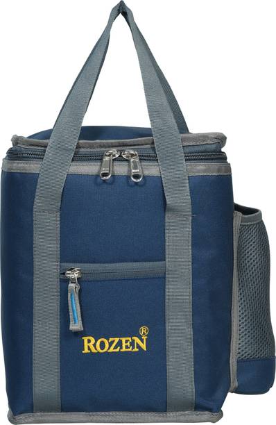 Rozen Lunch Tiffin Bag roz101-Navyblue for School Office Picnic Waterproof Lunch Bag