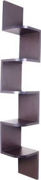 Depend Art Morplas Zig Zag 5 tier Engineered Wood Display Unit