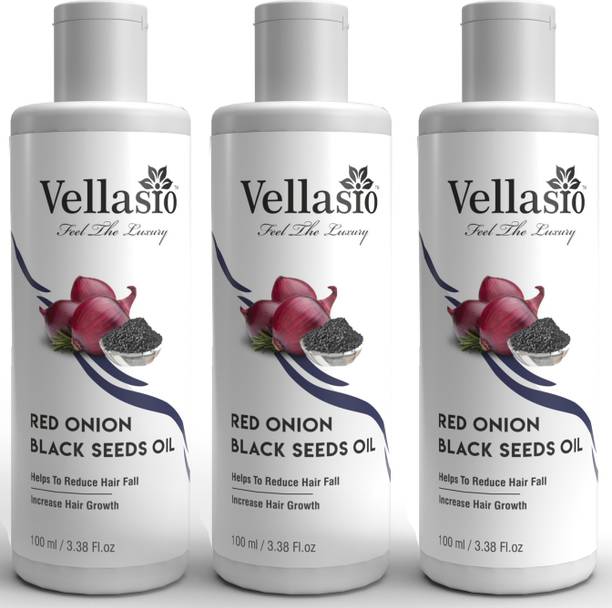 vellasio premium Red Onion Black Seed Hair Oil Onion oil For Man's And Women's Hair Hair Oil