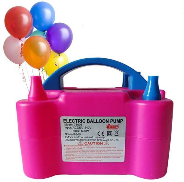Party Propz New Two Nozzles High Power Electric Balloon Inflator Balloon Pump