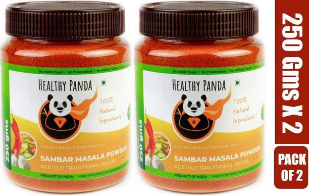 HEALTHY PANDA Sambar Masala / Sambar Powder - 250 Grams, Pack of 2