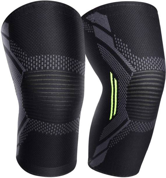 Leosportz 2 Pack Knee Brace, Compression Sleeve Support Unisex, Running,Gym, Hiking Knee Support
