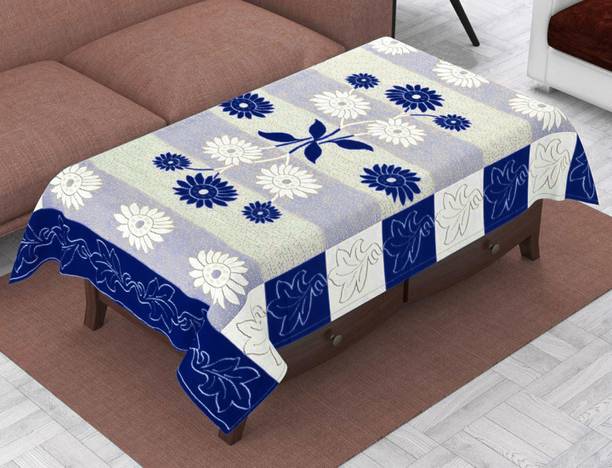 WEAVERS VILLA Cotton 4 Seater Floral Table Cover