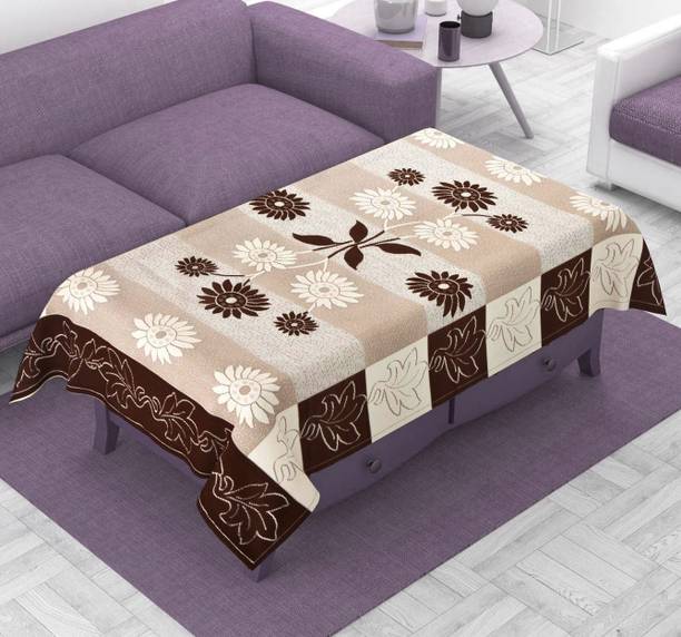 WEAVERS VILLA Cotton 4 Seater Floral Table Cover