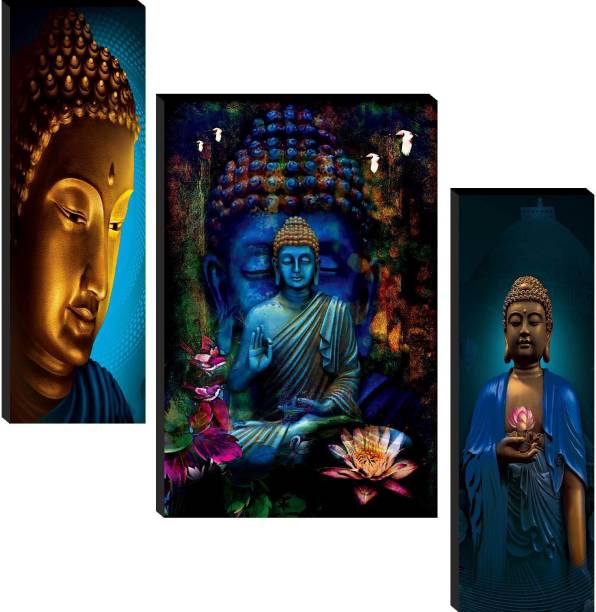 Buddha Set of 3 Paper Print