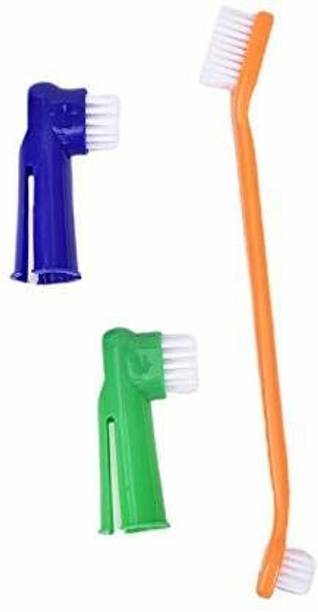 Lonekart Pets Cleaning Dental Toothbrush Set Pet Toothbrush