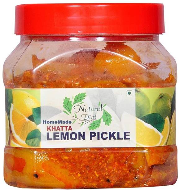 Natural Diet Maa Ka Hath Ka/ Mother Made Homemade Masalo Se Bana HomeMade Khatta Lemon Pickle Nimbu Ka Achar 500gm You are Being Served Mothers Love Lemon Pickle