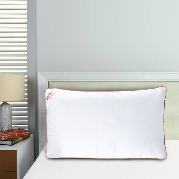 SPACES Polyester Fibre Solid Sleeping Pillow Pack of 1