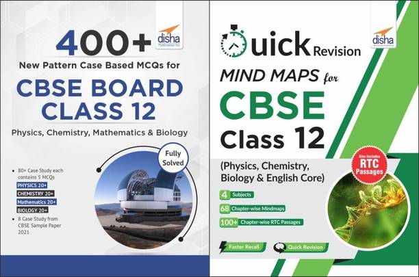 400 + New Pattern Case Based MCQs & Quick Revision Mind-Maps/Notes For CBSE Class XII ( Physics /Chemistry /Biology/ Core English )